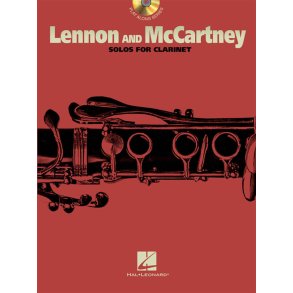 Lennon McCartney Solos For Clarinet Play Along CD By Hal Leonard Beatles PB