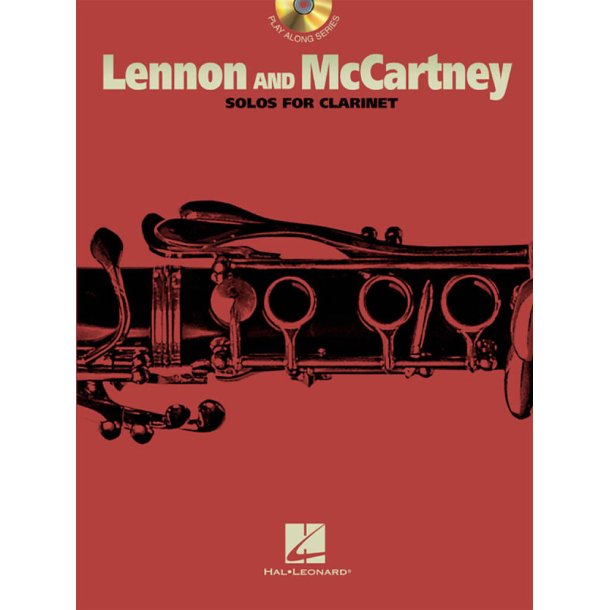 Lennon McCartney Solos For Clarinet Play Along CD By Hal Leonard Beatles PB