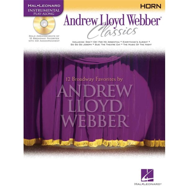 Andrew Lloyd Webber Classics : Solos for Horn