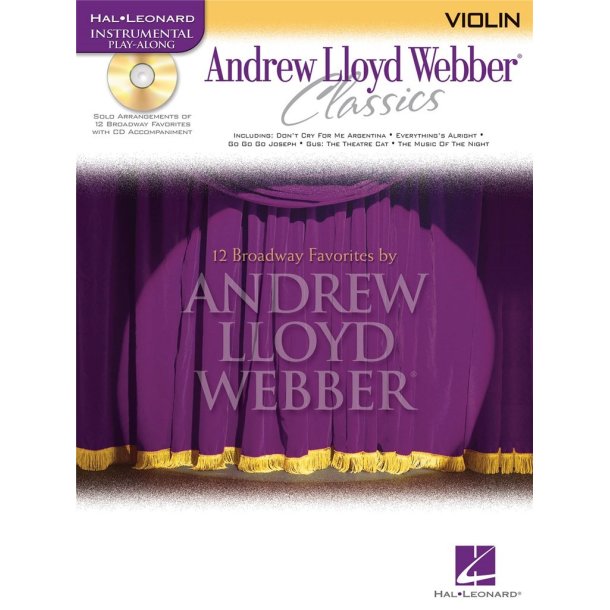 Instrumental Play-Along: Andrew Lloyd Webber Classics (Violin)