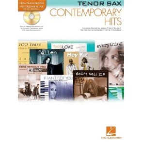 Contemporary Hits - Tenor Sax : Instrumental Play-Along Pack