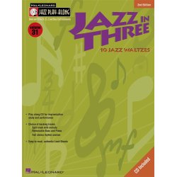 Jazz in Three - Second Edition : Jazz Play-Along Volume 31