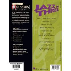 Jazz in Three - Second Edition : Jazz Play-Along Volume 31