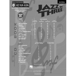 Jazz in Three - Second Edition : Jazz Play-Along Volume 31
