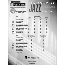 Broadway Jazz Ballads : Jazz Play-Along Volume 76