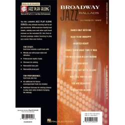 Broadway Jazz Ballads : Jazz Play-Along Volume 76