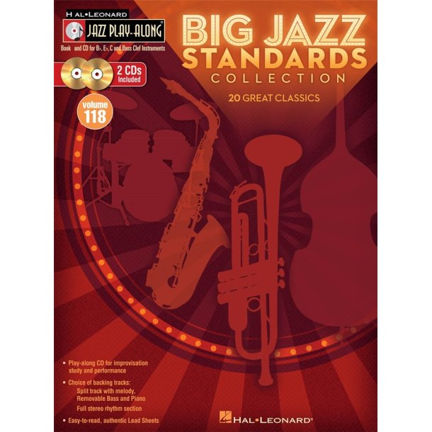 Big Jazz Standards Collection : Jazz Play-Along Volume 118