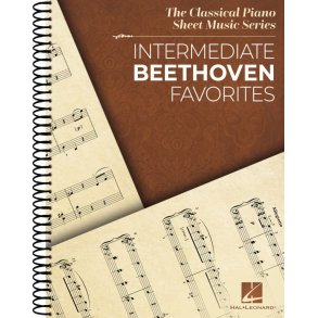 Intermediate Beethoven Favorites : The Classical Piano Sheet Music Series