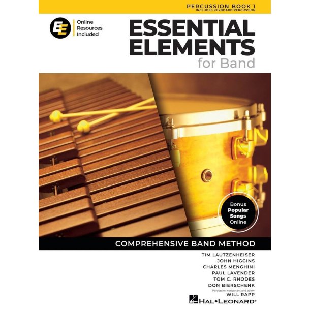 Essential Elements for Band - Percussion Book 1 : (keyboard percussion) with Online Resources