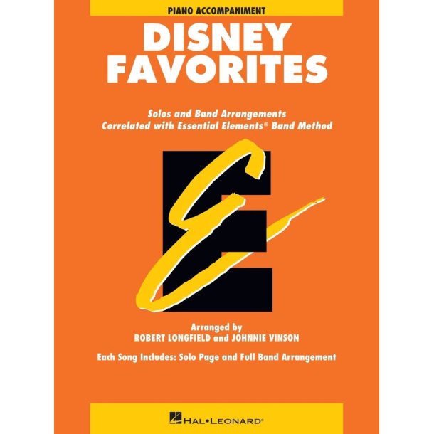 Essential Elements Disney Favorites : Piano Accompaniment