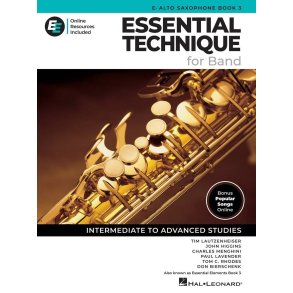 Essential Elements for Band - Eb Alto Sax Book 3 : with Eei