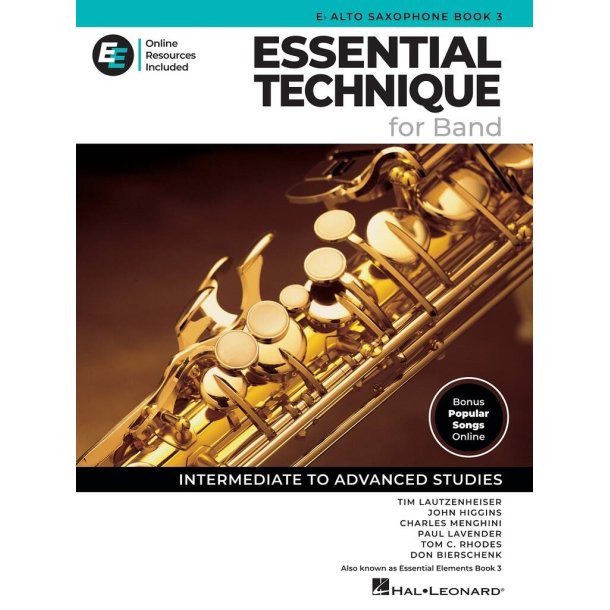 Essential Elements for Band - Eb Alto Sax Book 3 : with Eei