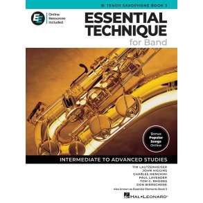 Essential Elements for Band - Bb Tenor Sax Book 3 : with Eei