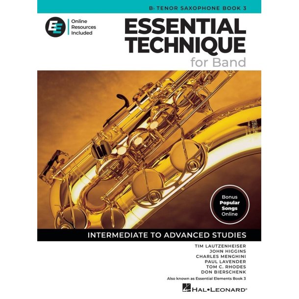 Essential Elements for Band - Bb Tenor Sax Book 3 : with Eei