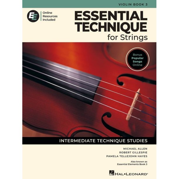 Essential Technique for Strings - Violin Book 3 : with Online Resources