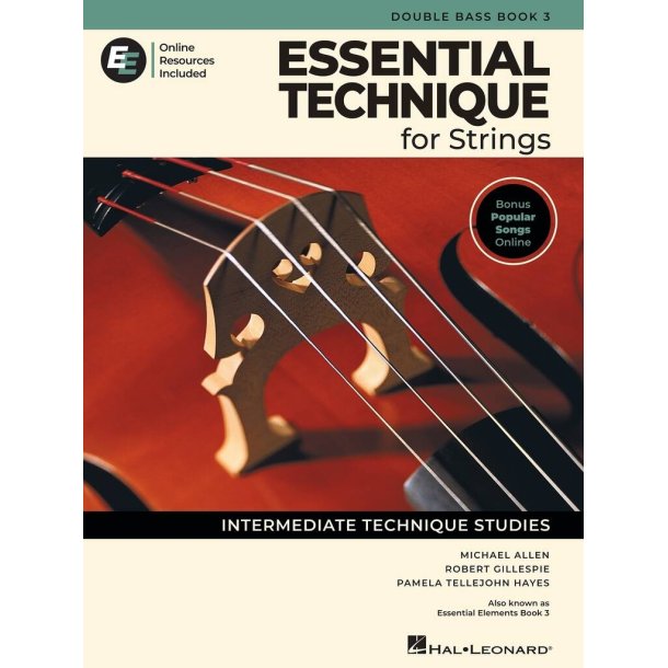 Essential Technique for Strings - Double Bass Bk 3 : with Online Resources