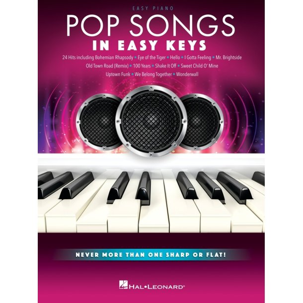 Pop Songs - In Easy Keys : Never More Than One Sharp or Flat!