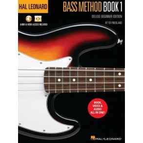 Hal Leonard Bass Method Book 1 : Deluxe Beginner Edition Audio & Video Access Included