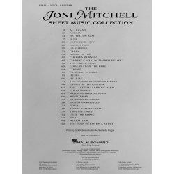 The Joni Mitchell Sheet Music Collection