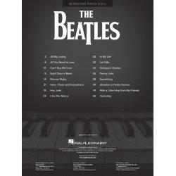 The Beatles : for Beginning Piano Solo