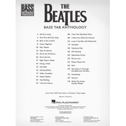The Beatles - Bass Tab Anthology
