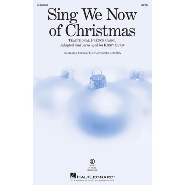 Sing We Now of Christmas