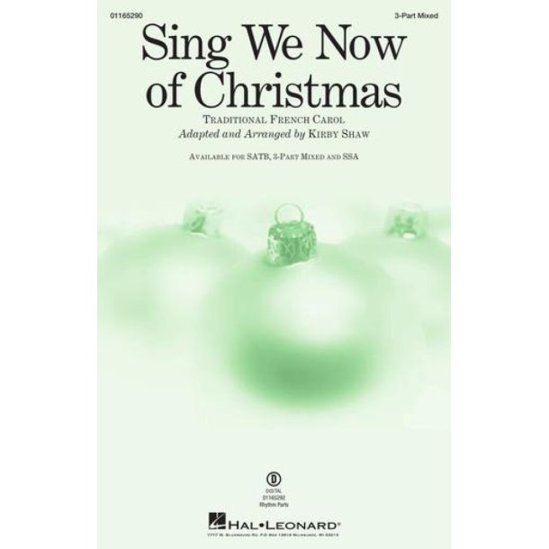Sing We Now of Christmas