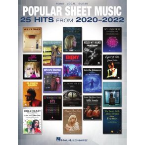 Popular Sheet Music - Piano, Vocal and Guitar (songbooks)