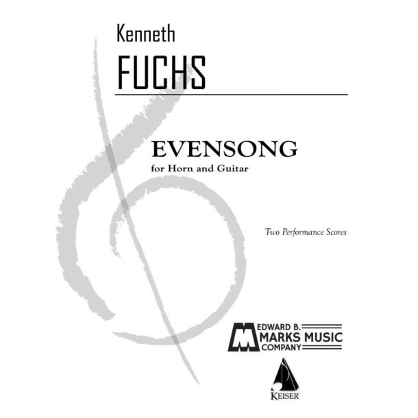 Evensong : for Horn and Guitar Playing Score