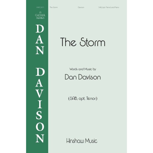 The Storm : SAB (opt. Tenor) and Piano