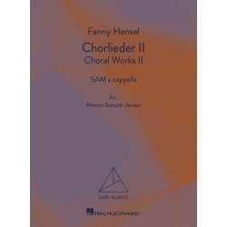 Chorlieder II - Gartenlieder Op. 3 : SAM-Klang