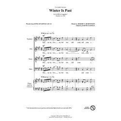 Winter Is Past : Judith Clurman Choral Series
