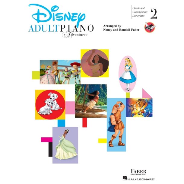 Adult Piano Adventures - Disney Book 2: Classic and Contemporary Disney Hits