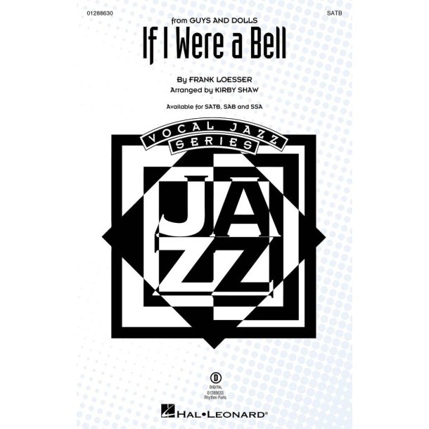 If I Were a Bell : from Guys and Dolls