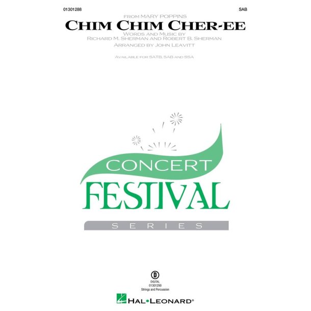 Chim Chim Cher-ee : (from Mary Poppins)