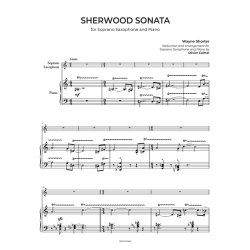 Sherwood Sonata For Soprano Saxophone and Orchestr : reduction and arrangement by Olivier Calmel