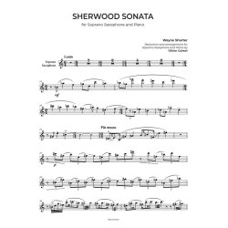Sherwood Sonata For Soprano Saxophone and Orchestr : reduction and arrangement by Olivier Calmel
