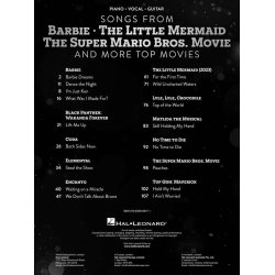 Songs from Barbie, The Little Mermaid : The Super Mario Bros Movie, and More Top Movies