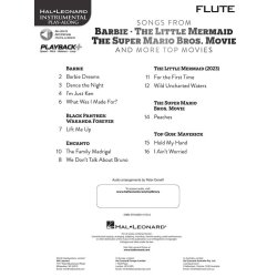 Songs from Barbie, The Little Mermaid : The Super Mario Bros. Movie, and More Top Movies for Flute