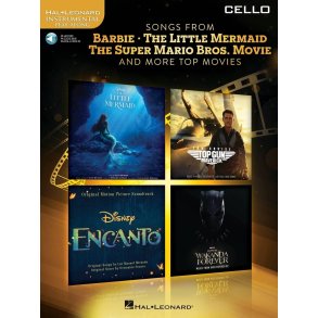 Songs from Barbie, The Little Mermaid : The Super Mario Bros. Movie, and More Top Movies for Cello