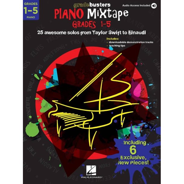 Gradebusters Mixtape Grades 1&ndash;5 : 25 awesome solos from Taylor Swift to Einaudi