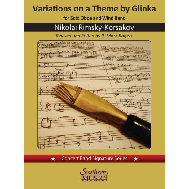 Variations on a Theme by Glinka : for Solo Oboe and Wind Band