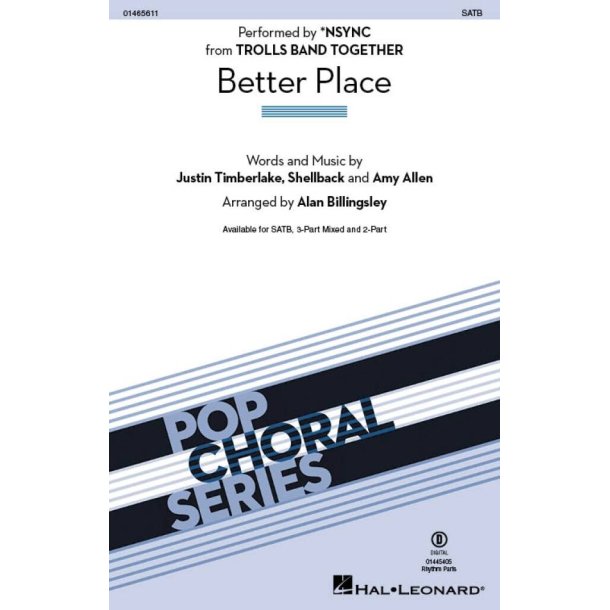 Better Place, NSYNC SATB (from Trolls Band Together)