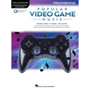 Popular Video Game Music : Trombone Play-Along Book with Online Audio