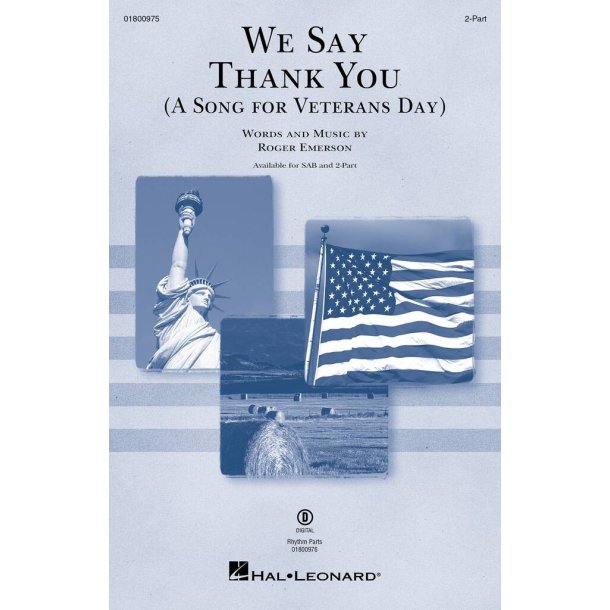 We Say Thank You (A Song for Veterans Day)