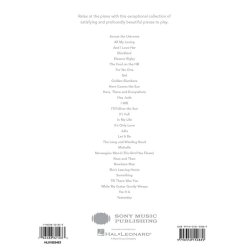 Peaceful Piano Solos: The Beatles a collection of 30 pieces