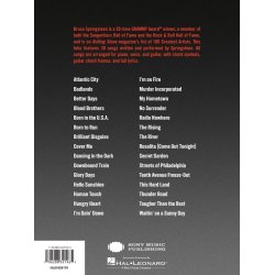 Bruce Springsteen Sheet Music Collection Piano, Vocal and Guitar