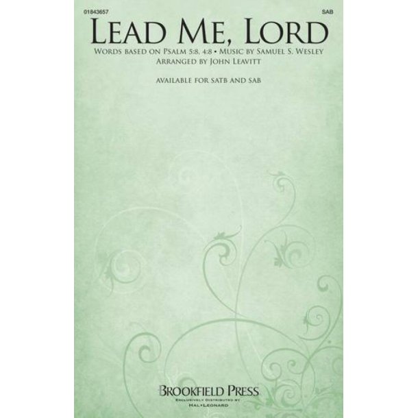 Lead Me, Lord