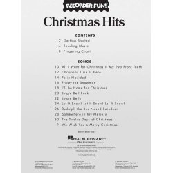 Christmas Hits - Recorder Fun! + Blockfljte