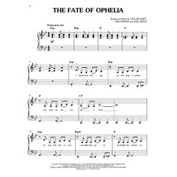 Taylor Swift - The Life of a Showgirl Easy Piano Personality Softcover